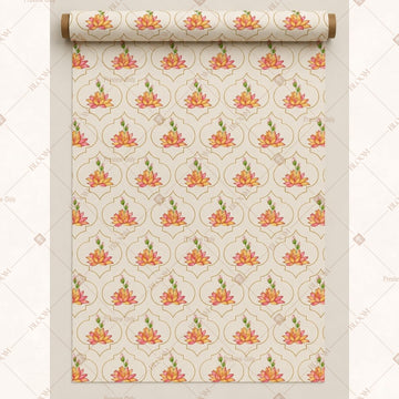 Terracotta Sprig Fabric Roll Pack of 25