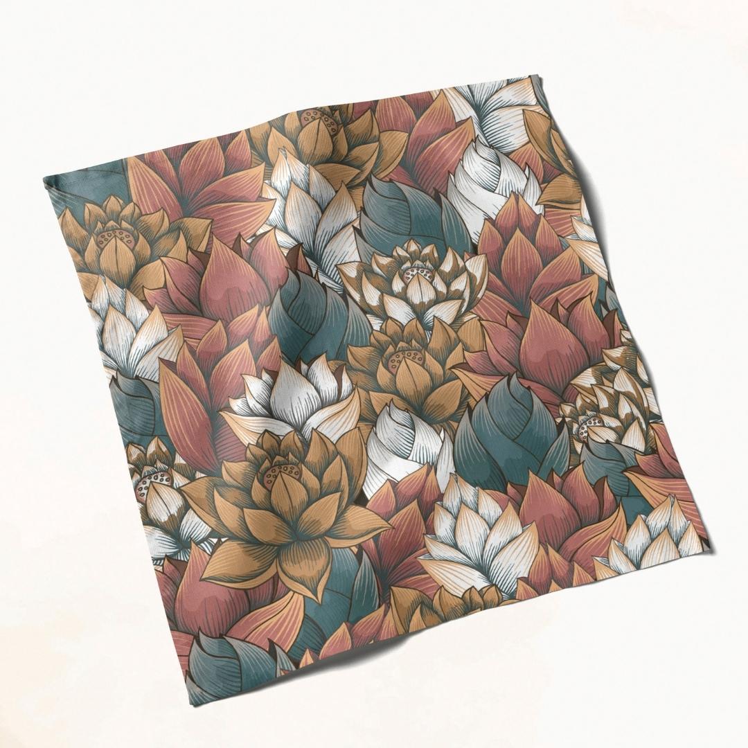 Rustic Lotus: Napkins 18" X 18" - Pack Of 20