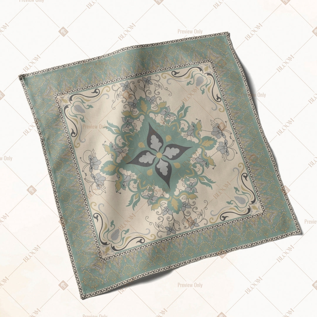 Vintage Snowflake Pattern Napkin Pack of 20