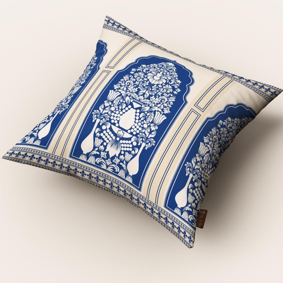 Royal Indigo Arch: Cushion Cover - Pack of 12