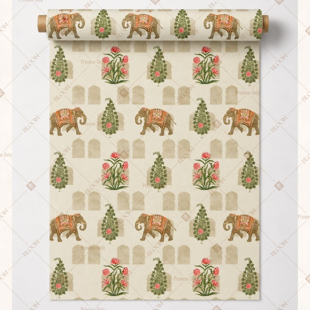 Olive Butik Motif Fabric Roll Pack of 25
