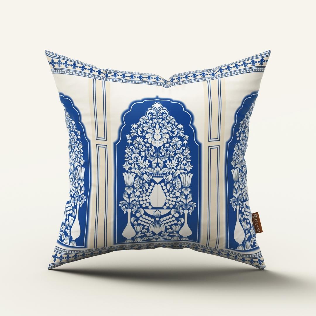 Royal Indigo Arch: Cushion Cover - Pack of 12