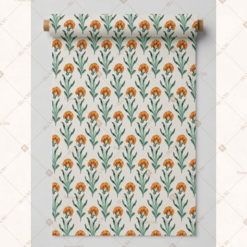 Olive Block Print Fabric Roll Pack of 25