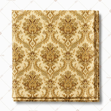 Gold Damask Pattern Design