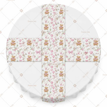 Vintage Rose Floral Table Runner Pack Of 12