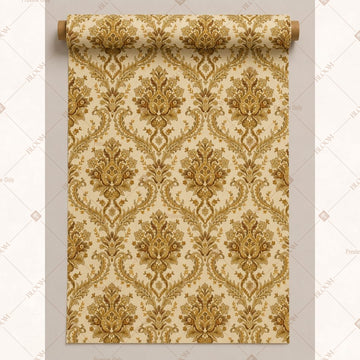 Gold Damask Fabric Roll Pack of 25