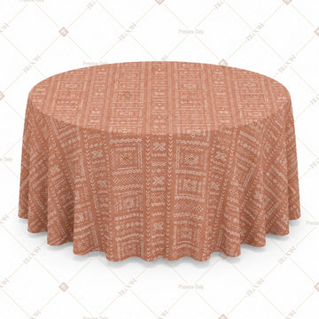 Dusty Rose Solid Table Cover Pack Of 6