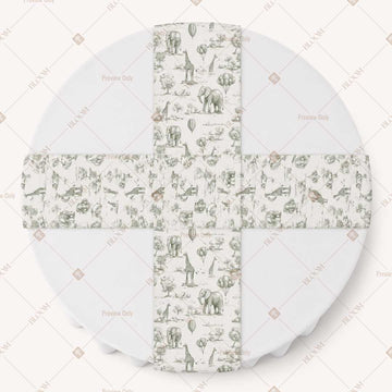 Grey Botanical Vine Table Runner Pack Of 12