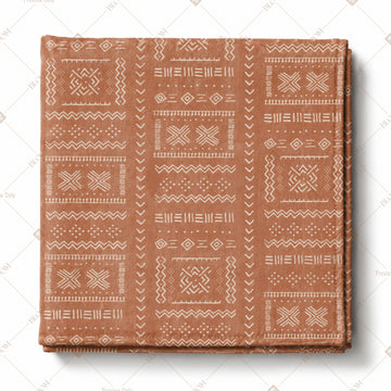 Terracotta Block Print Pattern Design
