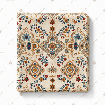 Blue Moroccan Tile Pattern Design