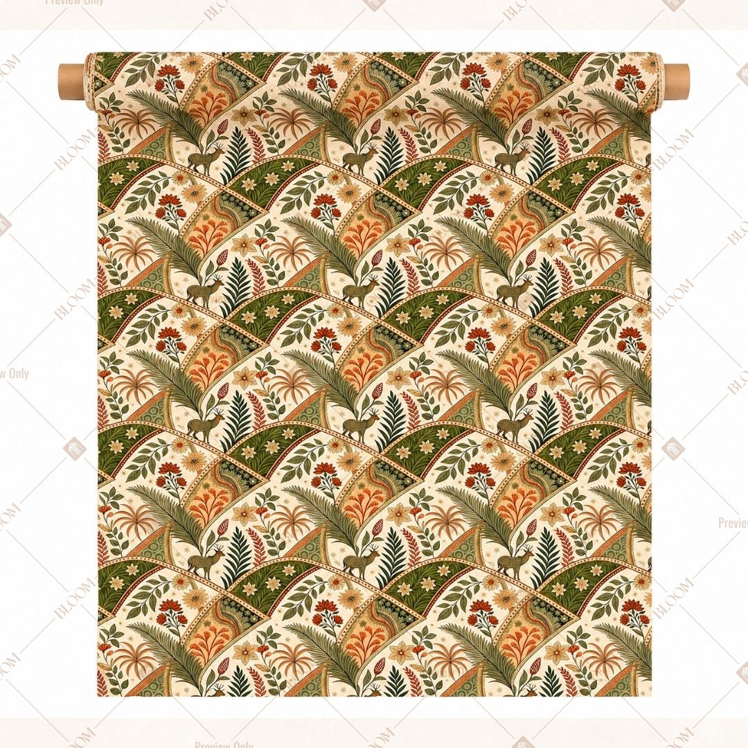 Golden Diamond Trellis Fabric Roll Pack of 25