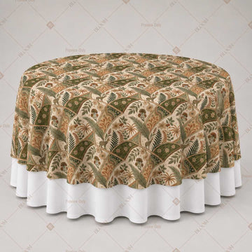 Green Tropical Botanical Table Overlay Pack of 6