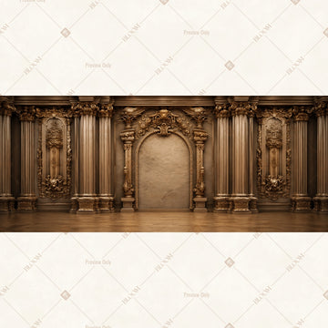 Royal Bronze Palace Hall Wide Backdrop