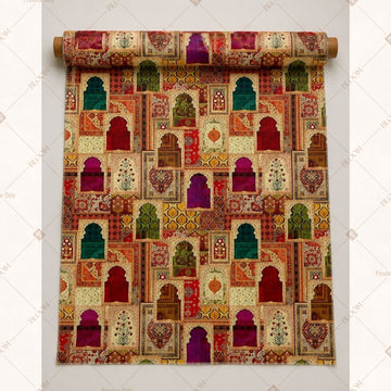 Folk Art Village Fabric Roll Pack of 25