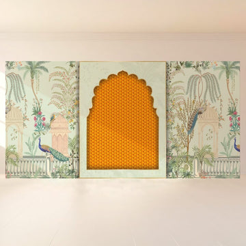 Mughal Peacock Arch: Backdrop - wide