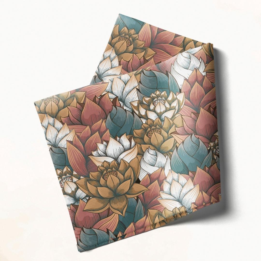 Rustic Lotus: Napkins 18" X 18" - Pack Of 20