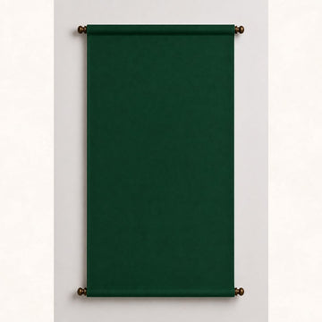 DARK GREEN HANGING SCROLLS