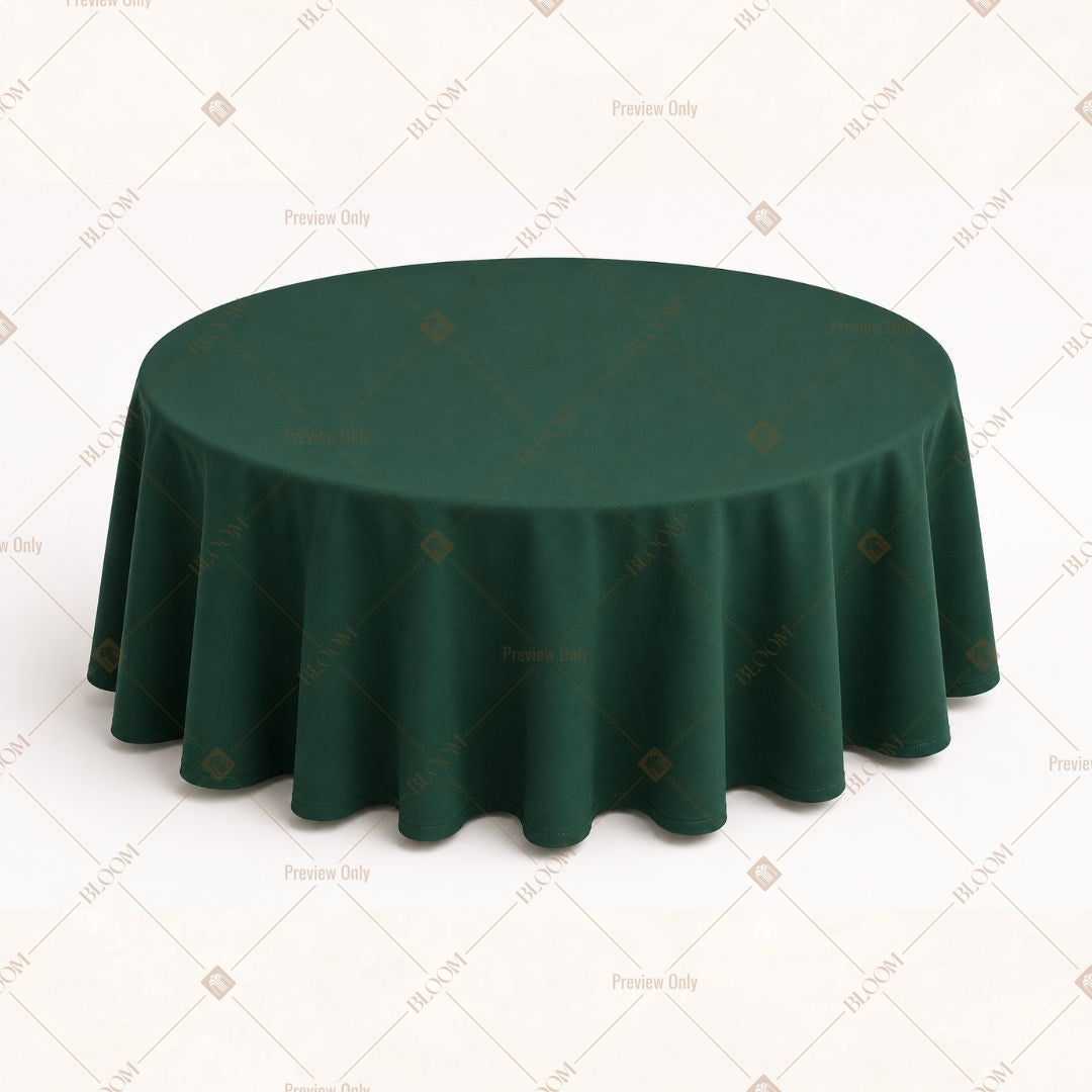 Dark Green Table Cover Pack Of 6