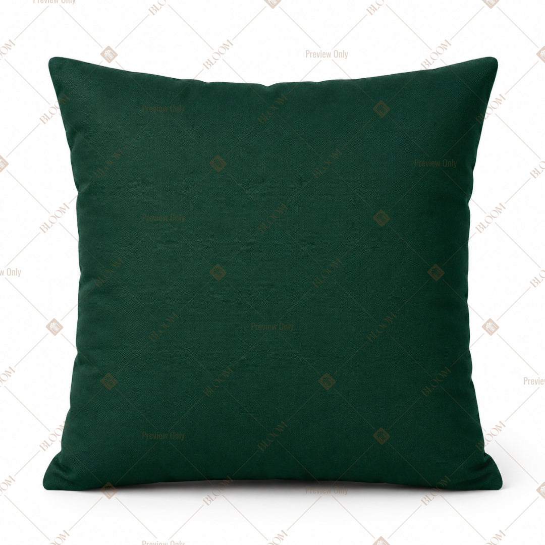 Dark Green Cushion Cover Pack of 12