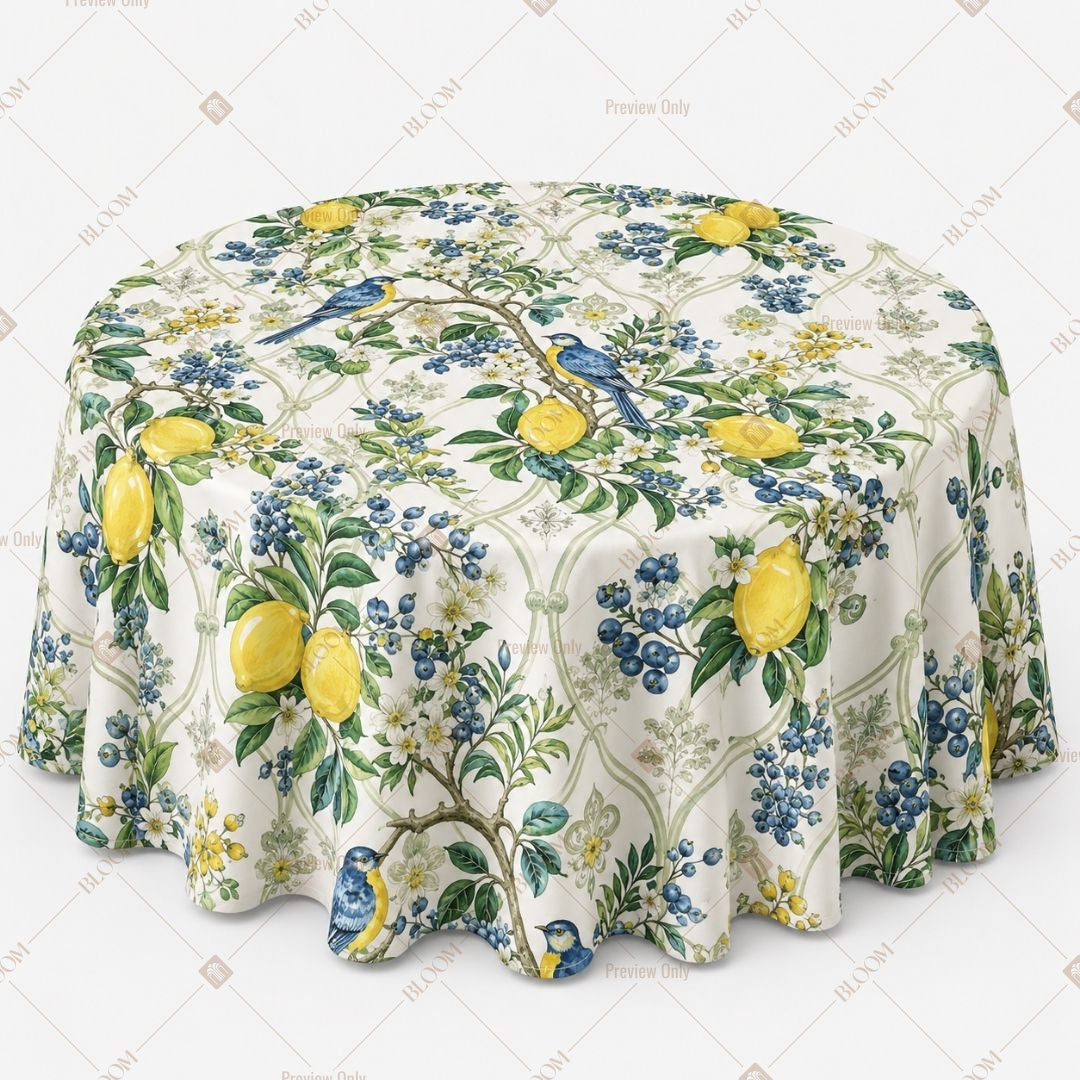 Lemon Garden Table Cover Pack Of 6