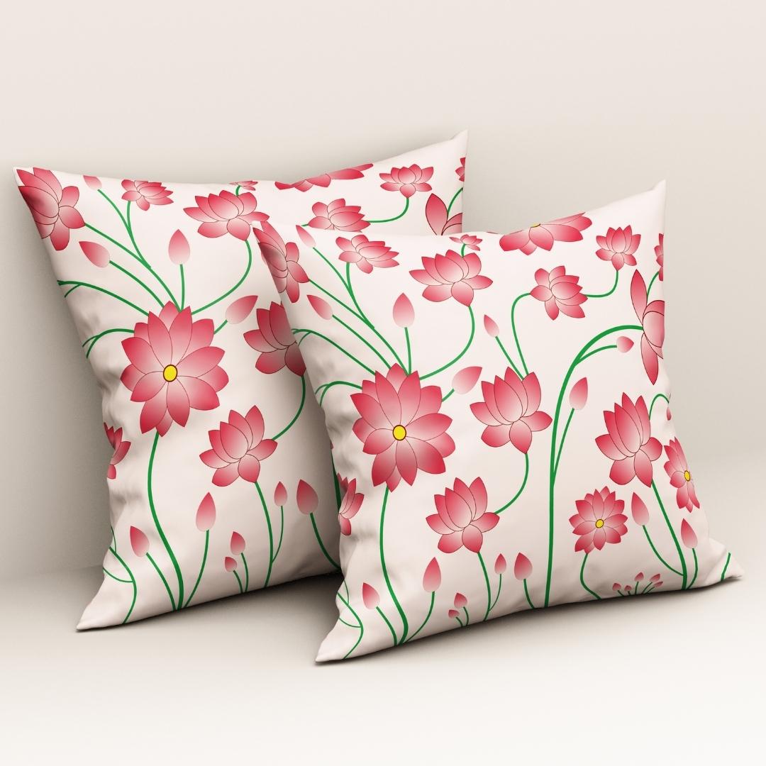 Blush Lotus Charm: Cushion Cover - Pack of 12