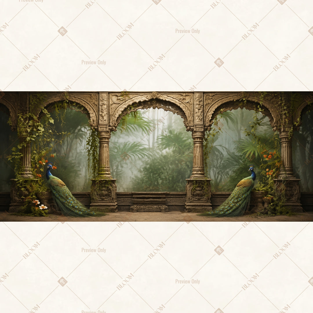 Enchanted Forest Portal Wide Backdrop