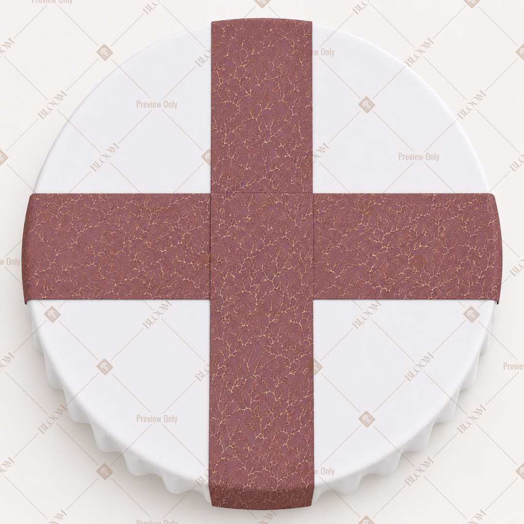 Dusty Rose Solid Table Runner Pack Of 12