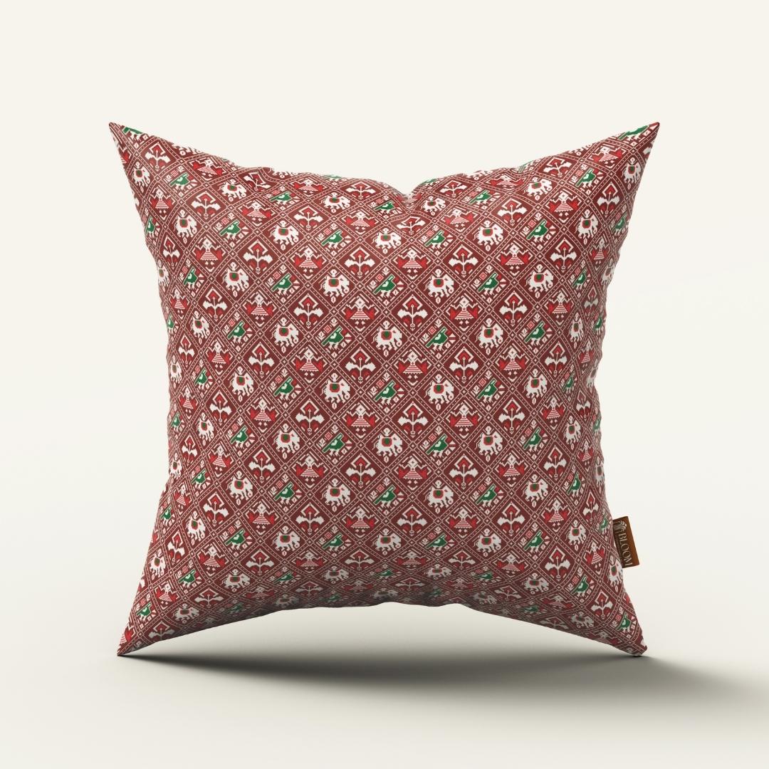 Crimson Regal Weave: Cushion Cover - Pack of 12