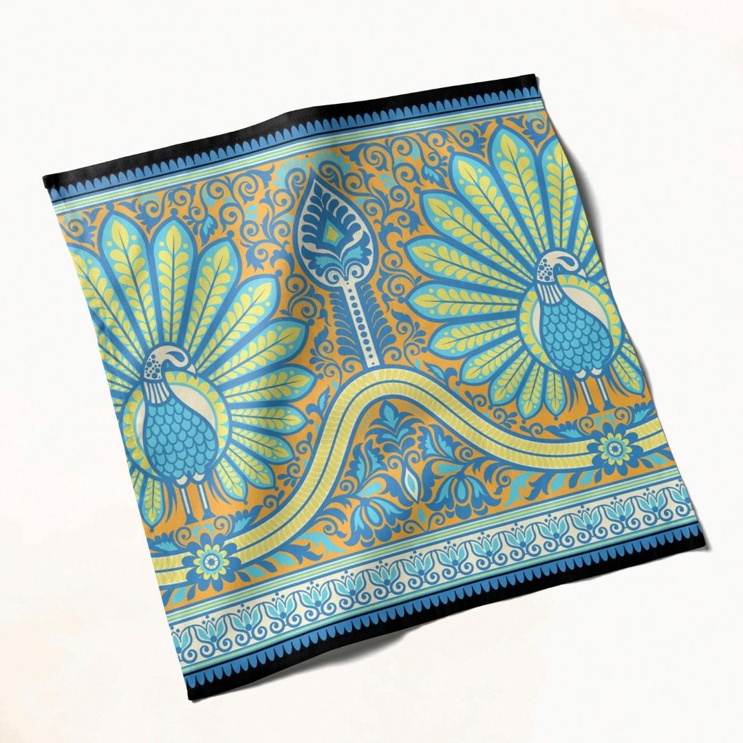 Peacock Print: Napkins 18" X 18" - Pack Of 20