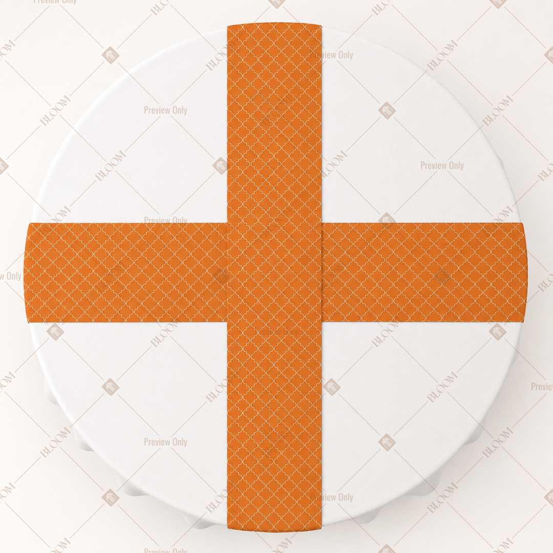 Orange Solid Table Runner Pack Of 12
