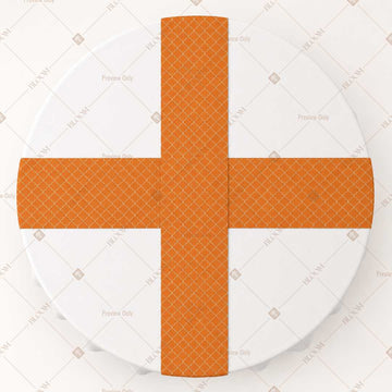 Orange Solid Table Runner Pack Of 12