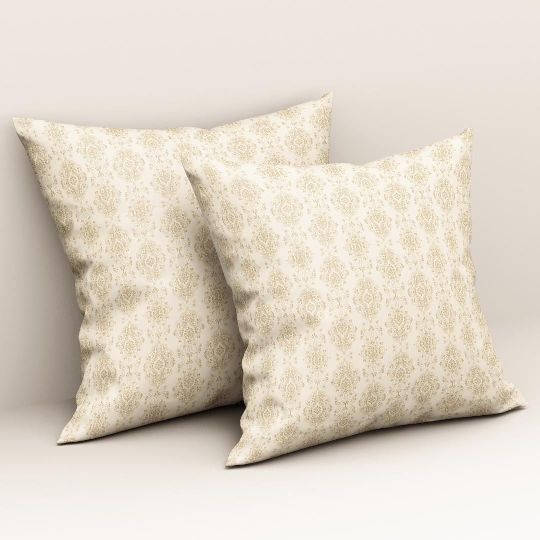 Ivory Damask Luxe: Cushion Cover - Pack of 12