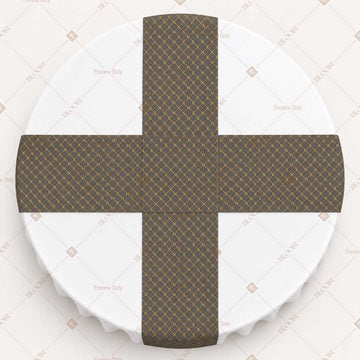 Taupe Solid Table Runner Pack Of 12