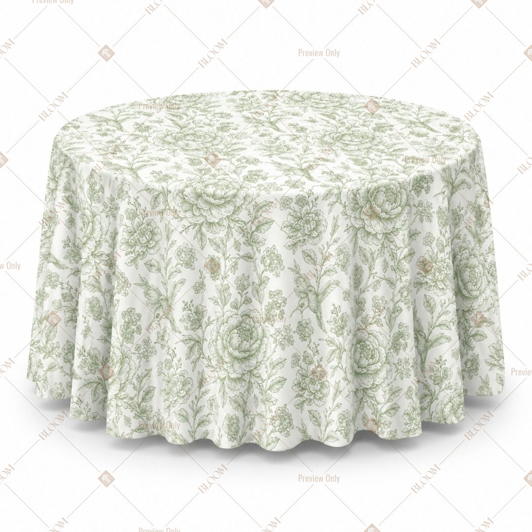 Sage Botanical Table Cover Pack Of 6