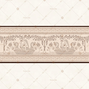 Antique Palace Relief Wall Wide Backdrop
