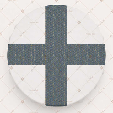 Slate Grey Solid Table Runner Pack Of 12