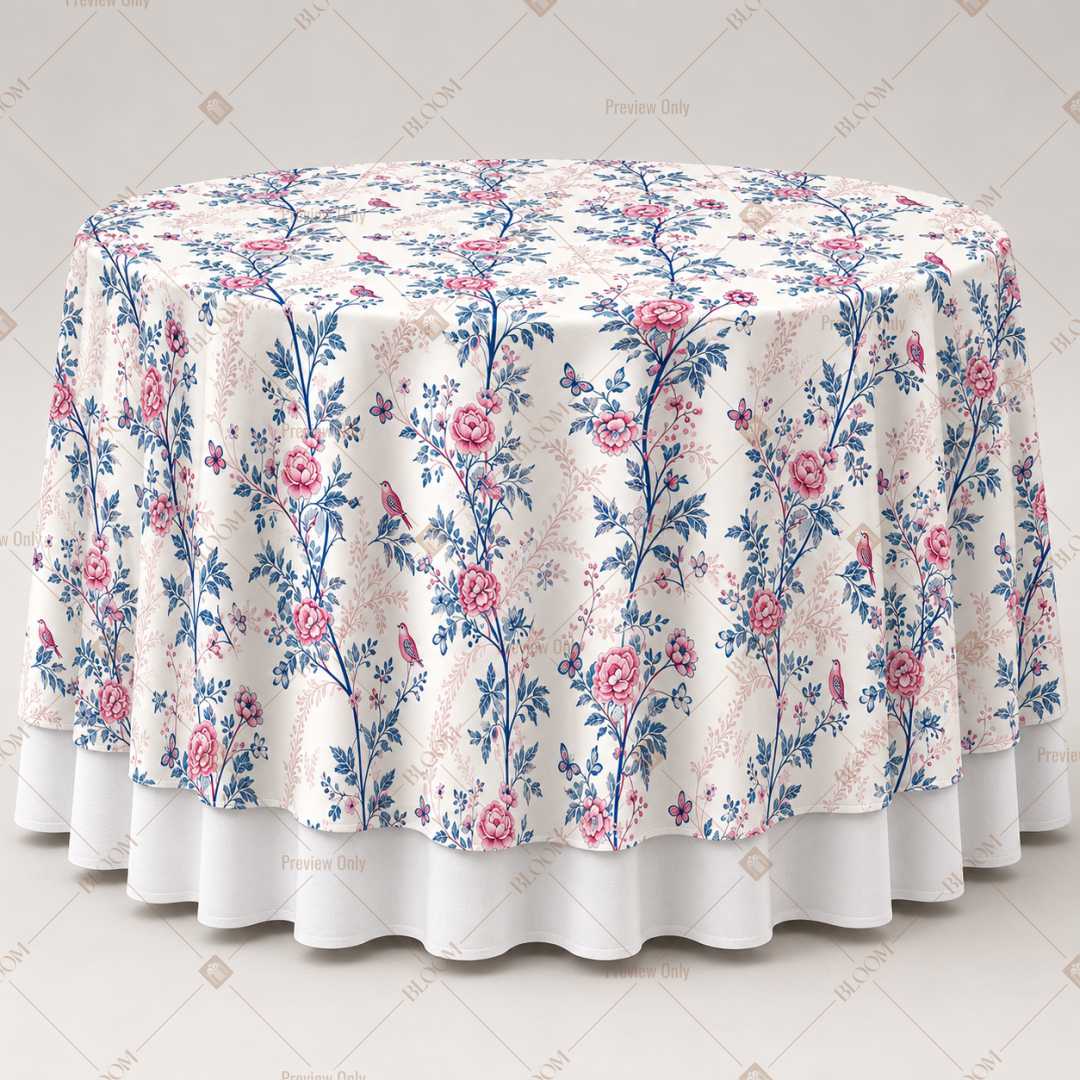 Pastel Wildflower Garden Table Overlay Pack of 6