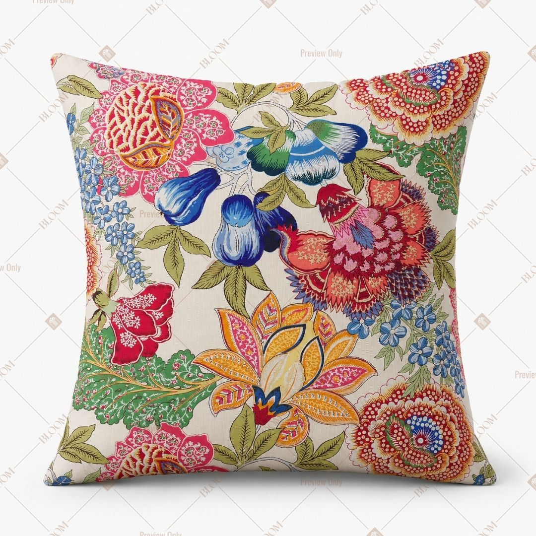 Colorful Boho Floral Cushion Cover Pack of 12
