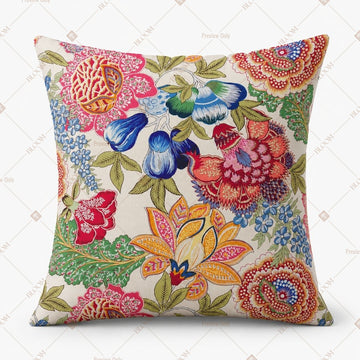 Colorful Boho Floral Cushion Cover Pack of 12