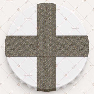 Taupe Solid Table Runner Pack Of 12