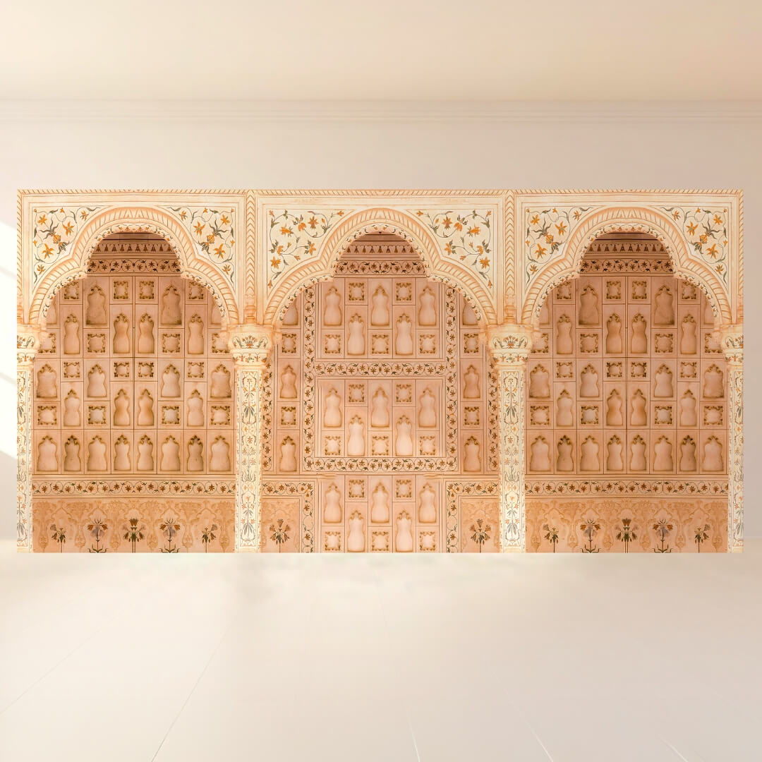 Terracotta Heritage Arch: Backdrop - wide