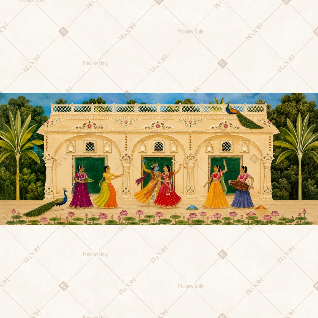 Heritage Palace Border Wide Backdrop