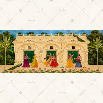Heritage Palace Border Wide Backdrop