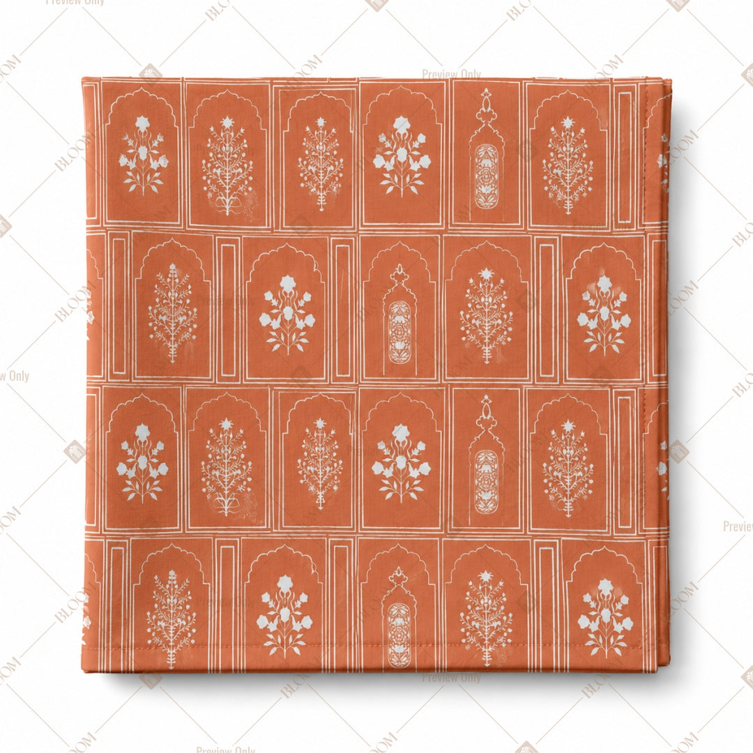 Terracotta Arch Motif Pattern Design