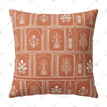 Terracotta Ethnic Pattern Cushion Cover Pack of 12
