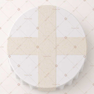 Ivory Diamond Table Runner Pack Of 12