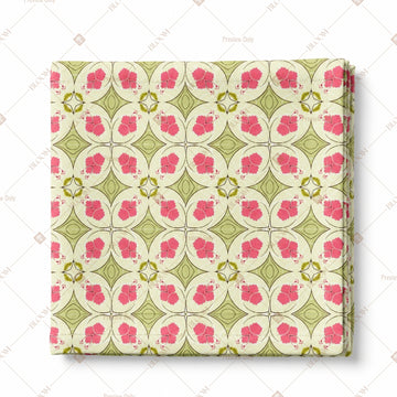 Pink Floral Medallion Pattern Design