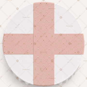 Blush Pink Solid Table Runner Pack Of 12
