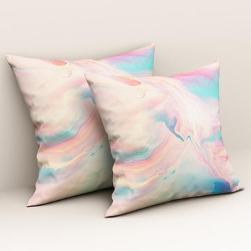 Pastel Marble Mist: Cushion Cover - Pack of 12