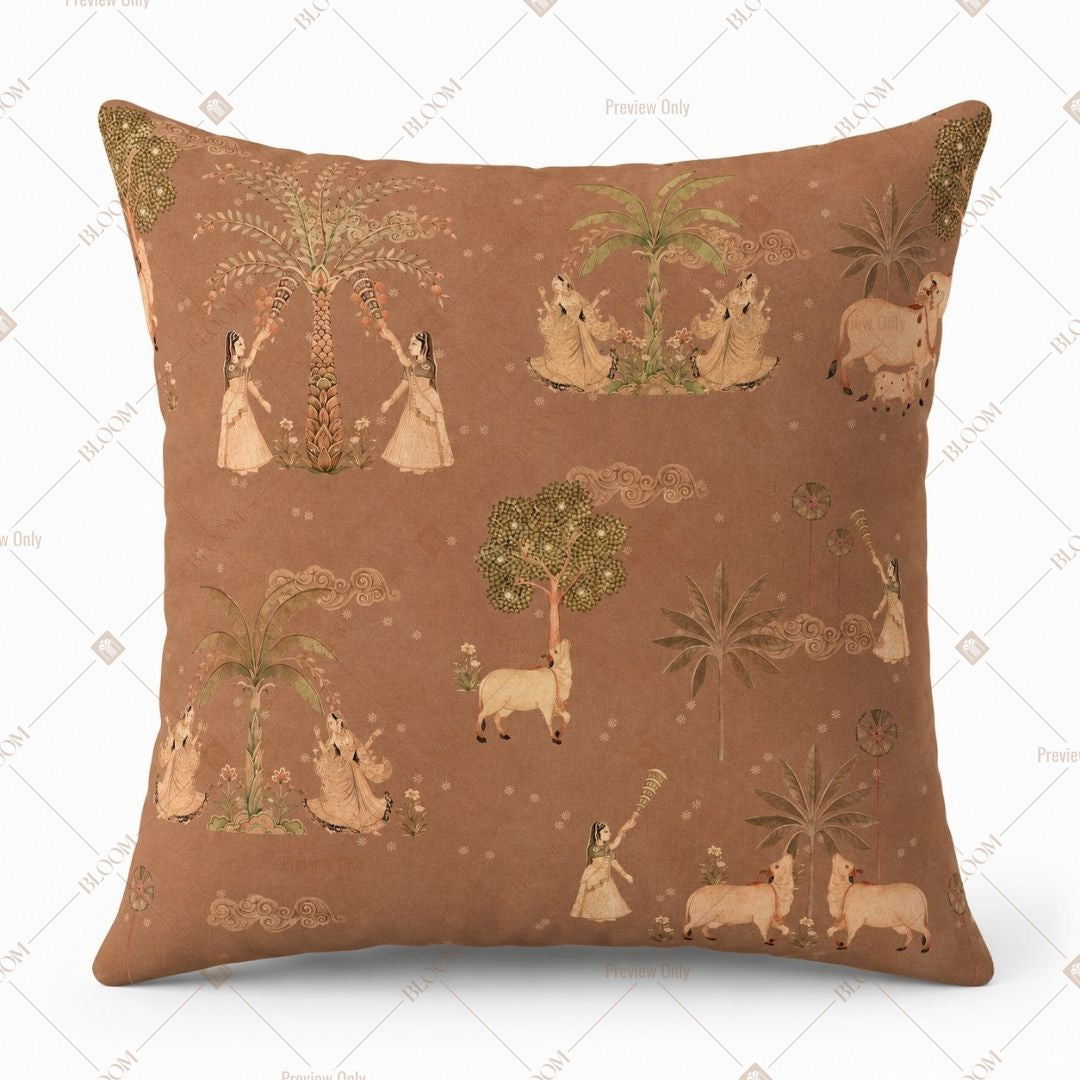 Ethnic Elephant Motif Cushion Cover Pack of 12
